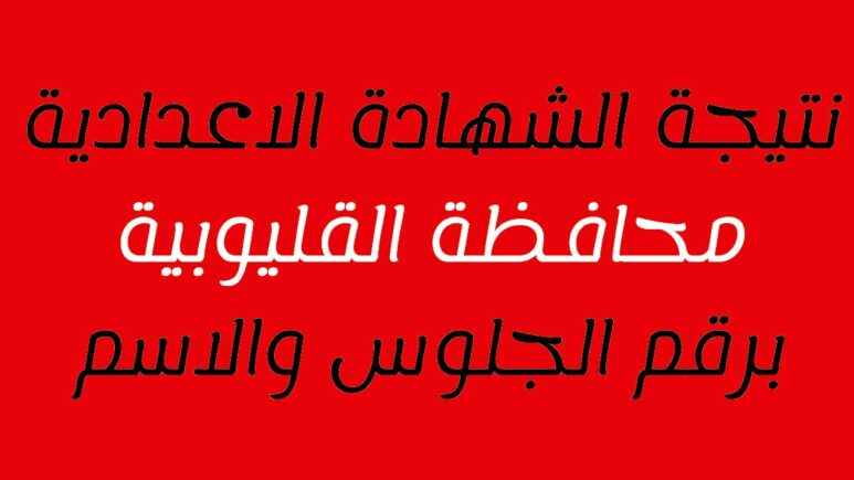 رابط نتيجة إعدادية القليوبية 2024 الترم الثاني بالاسم ورقم الجلوس عبر natiga.qalubiaedu