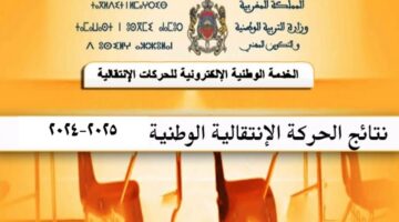 نتيجة الحركة الانتقالية الوطنية 2024