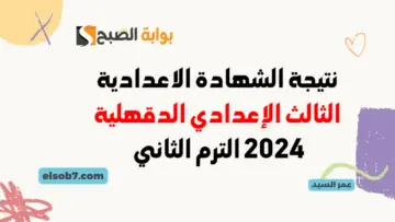 بنسبة نجاح 93.7%.. لينك نتيجة الشهادة الإعدادية محافظة الدقهلية 2024 نتائج ثالثة اعدادي بالاسم ورقم الجلوس
