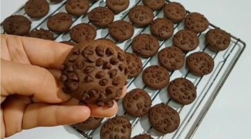 ‪‪طريقة عمل كوكيز الشوكولاتة بالزيت