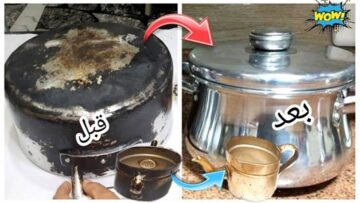 هترجع جديدة.. أسهل طريقة تنظيف الحلل من الدهون المحروقة بكفاءة عالية باستخدام مكون لا يخطر على البال