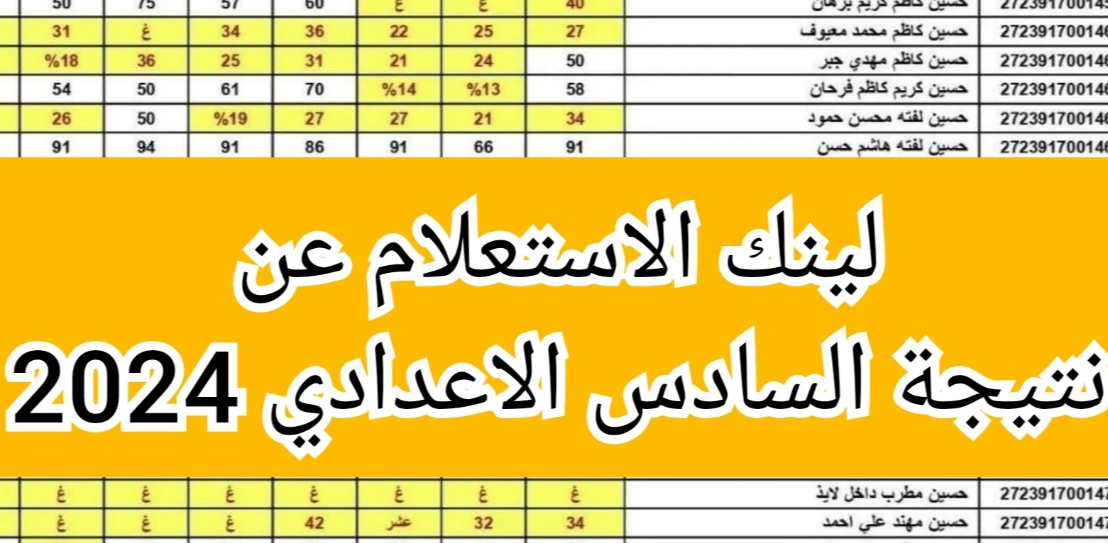 "results mlazemna" لينك الاستعلام عن نتيجة السادس الاعدادي 2024 في عموم المحافظات العراقية 5 “results mlazemna” لينك الاستعلام عن نتيجة السادس الاعدادي 2024 في عموم المحافظات العراقية