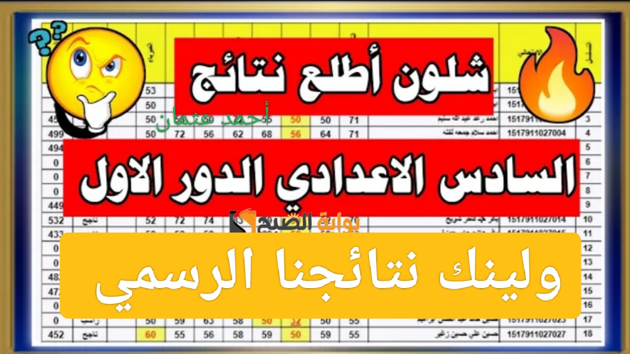 تابع “شلون تستعلم”.. رابط نتائج السادس الاعدادي 2024 الدور الاول results mlazemna ولينك نتائجنا
