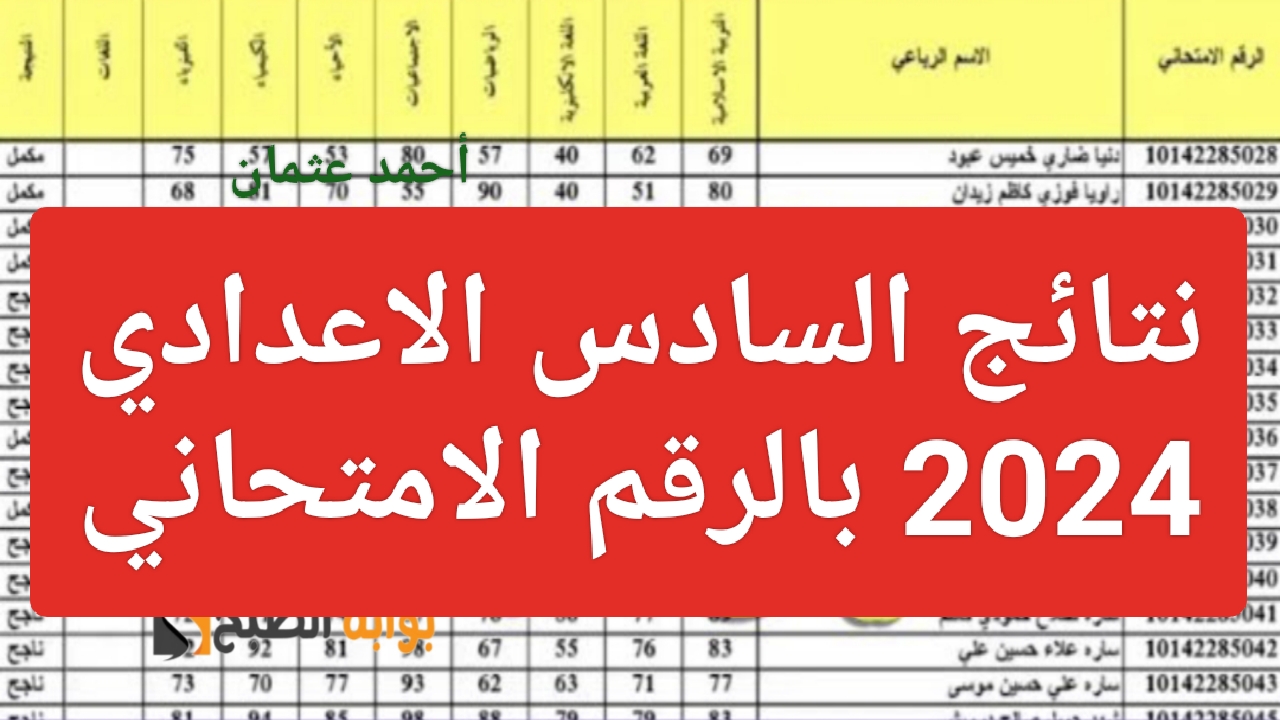 أدخل “متاح اليوم”.. رابط نتائج السادس الاعدادي 2024 لينك منصة نجاح www.najah.iq بالرقم الامتحاني