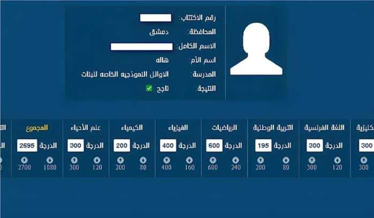 “فور ظهورها” لينك وزارة التربية السورية نتائج التاسع حسب رقم الاكتتاب 2024 الدورة الأولى