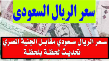 كم سجل سعر الريال السعودي اليوم في البنوك المصرية بعد الانخفاض