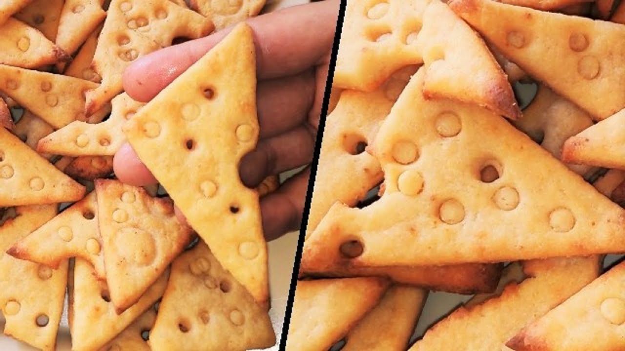 بسكويت الجبن المملح كتسلية أو سناكس خفيف ولا يقاوم بطريقة سهلة بالمنزل والطعم مضمون بجماله 5 بسكويت الجبن المملح كتسلية أو سناكس خفيف ولا يقاوم بطريقة سهلة بالمنزل والطعم مضمون بجماله