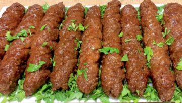 بنص كيلو لحمة مفرومة فقط .. حضري كمية كبيرة من كفتة البرغل