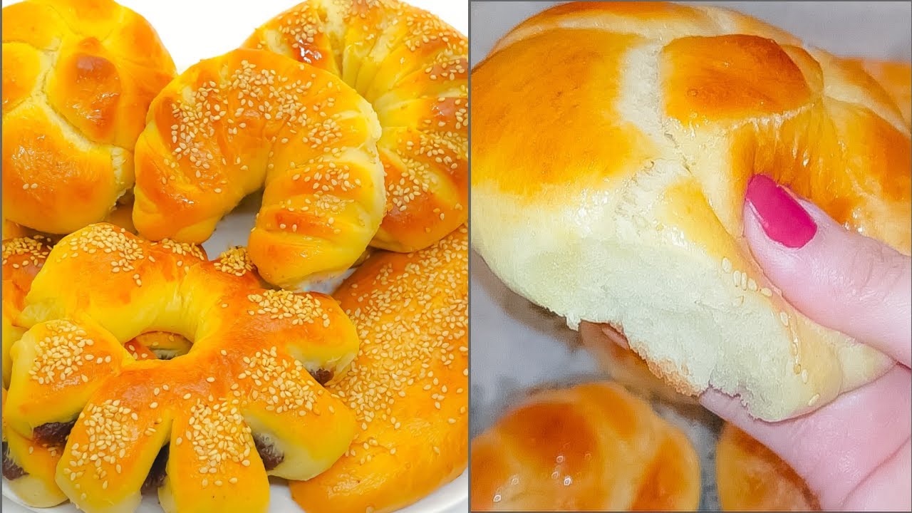 بريوش بالعجوة .. عجينة قطنية وحشوة لذيذة لوجبة مميزة في المنزل وطعم رائع