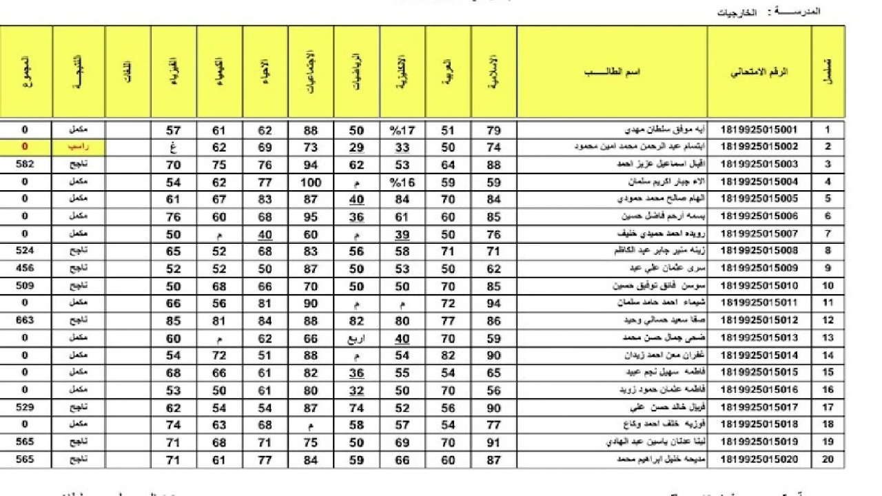 رابط مباشر “epedu.gov.iq” نتائج السادس الاعدادي 2024 دور اول بالعراق  “علمي وأدبي” عبر نتائجنا وزارة التربية العراقية 