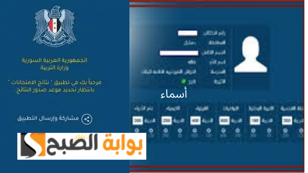 “صدرت الآن” تطبيق نتائج التاسع سوريا 2024 عبر moed.gov.sy حسب الاسم ورقم الاكتتاب جميع المحافظات