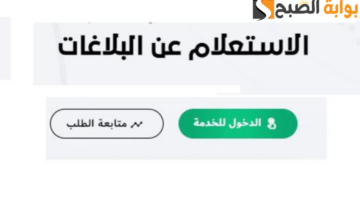 الاستعلام عن البلاغ برقم الهوية