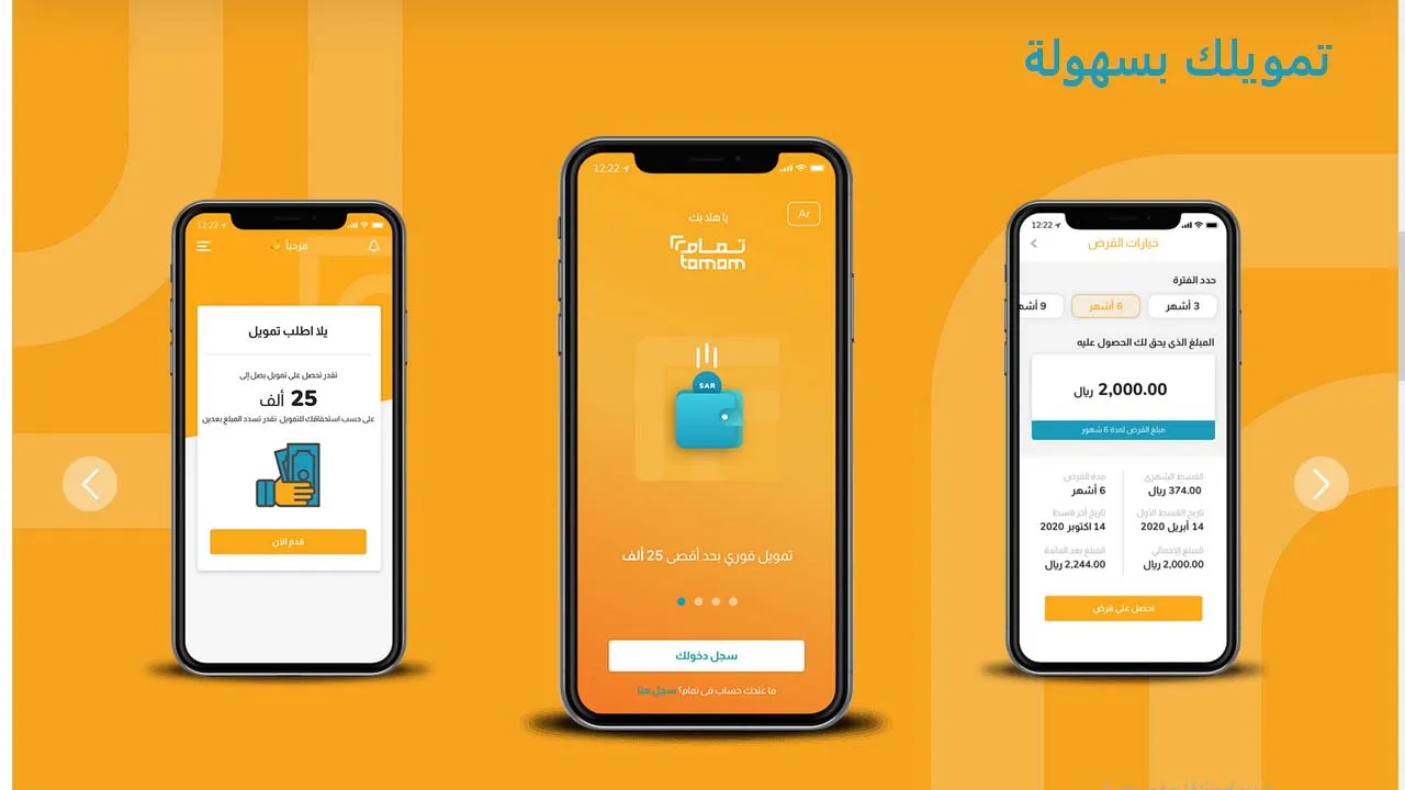 احصل على 32890 ريال في الحال.. تمويل سريع من شركة تمام بقسط شهري 2796 ريال سعودي 6 احصل على 32890 ريال في الحال.. تمويل سريع من شركة تمام بقسط شهري 2796 ريال سعودي