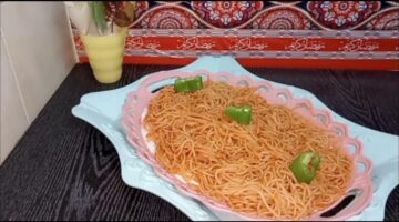 المكرونة الإسباجيتي بصوص الباربكيو
