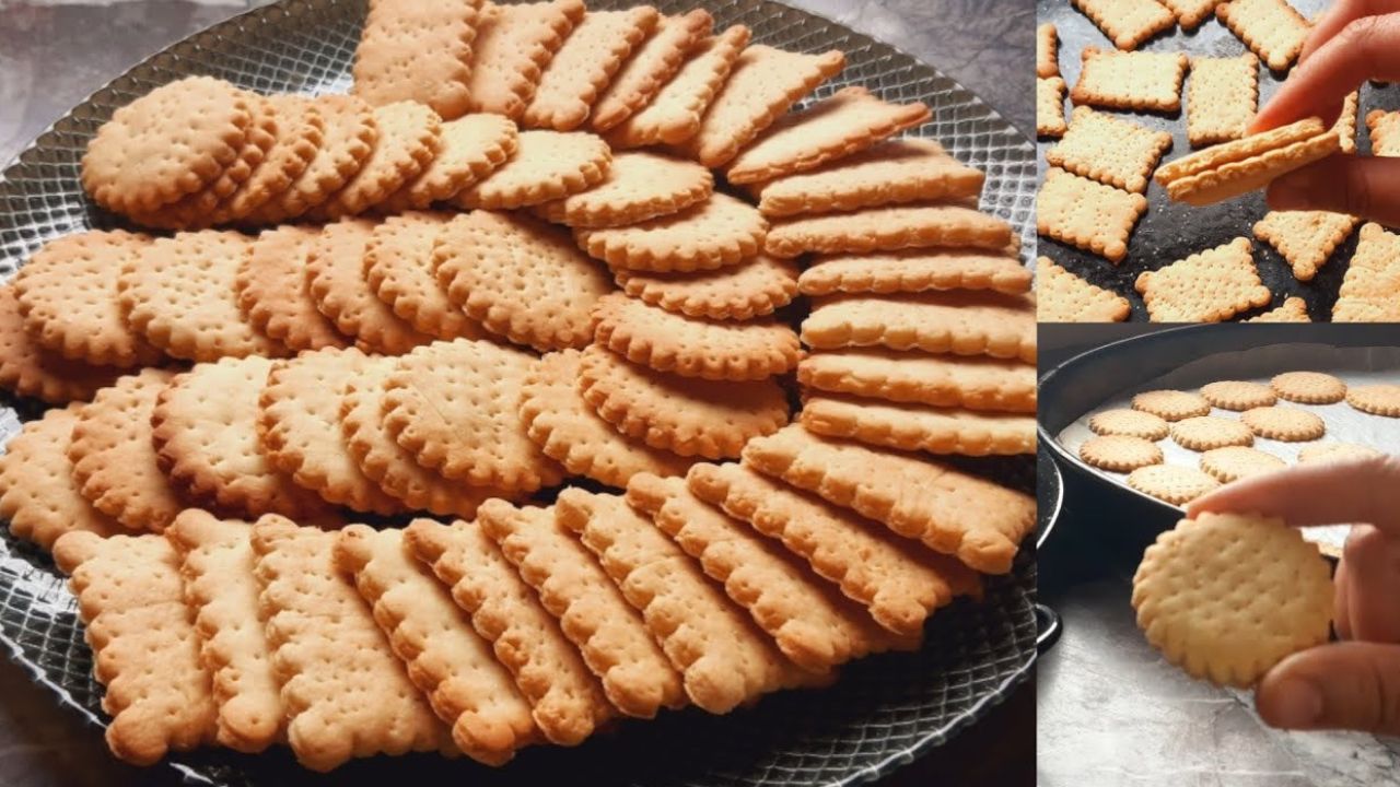 بسكويت الشاي المقرمش بمكونات اقتصادية موجودة في أي بيت حضريه بكل سهولة