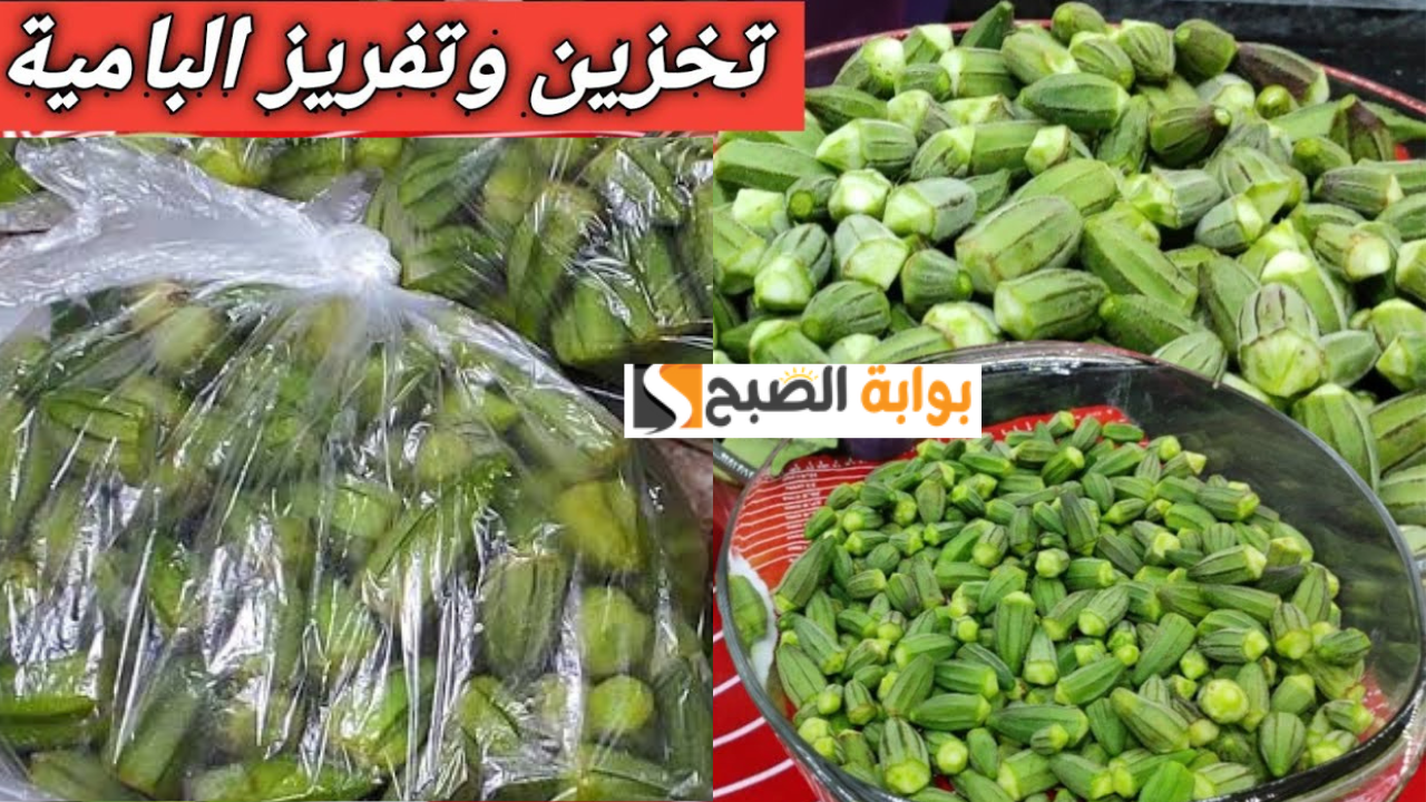 “خزنيها قبل ما تخلص من السوق” طريقة تخزين البامية في الفريزر من السنة للسنة هتطلعيها لونها أخضر وبنفس الطعم