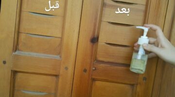 تنظيف الشبابيك الخشب