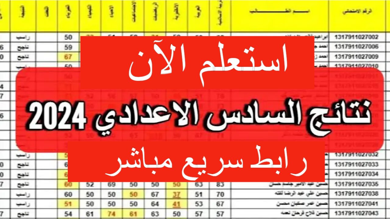جميع المحافظات.. خطوات استخراج نتائج الصف السادس الاعدادي العراق 2024 بكود الطالب عبر موقع نجاح student.najah.iq
