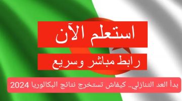 رابط نتائج البكالوريا في الجزائر 2024 1