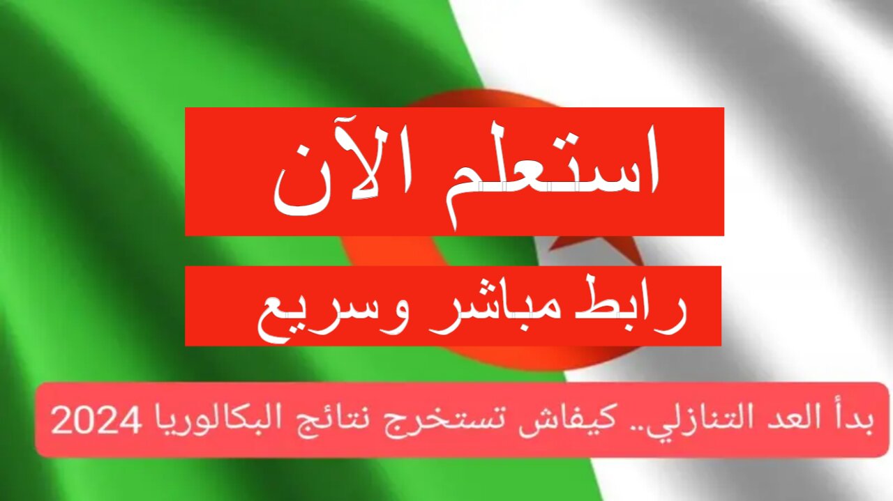 لينك سريع.. رابط نتائج البكالوريا في الجزائر 2024 وخطوات الاستعلام Bac onec dz 2024