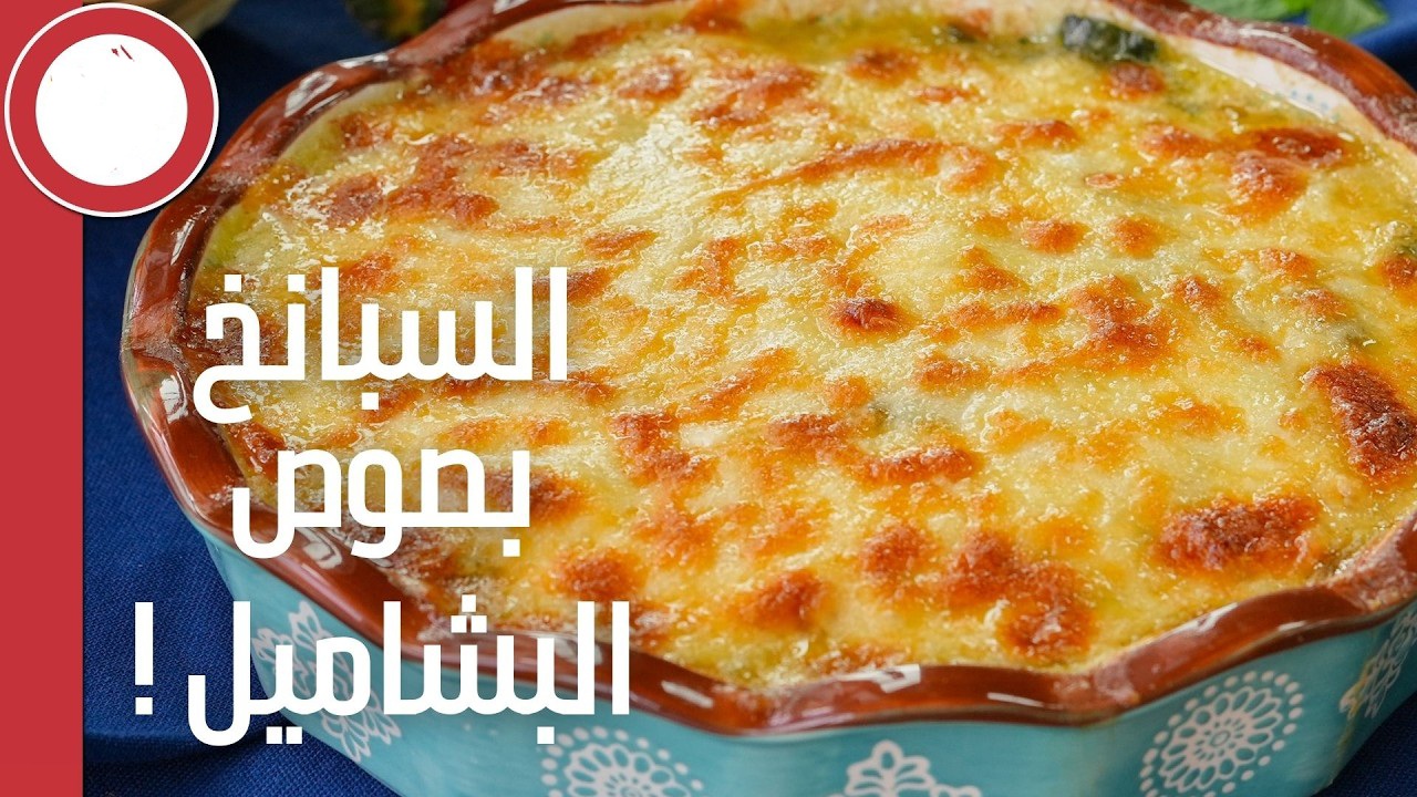 صحي ولذيذ.. سبانخ بصوص البشاميل بطريقة سهلة وسريعة واقتصادية