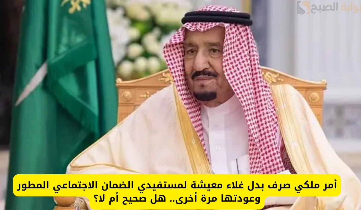 عودة صرف بدل غلاء معيشة لمستفيدي الضمان الاجتماعي 1000 ريال بأمر ملكي .. الموارد البشرية توضح
