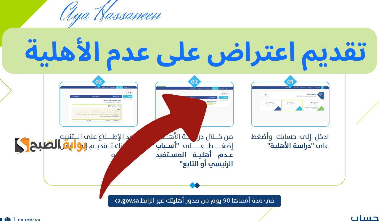 “حساب المواطن”… كيفية تقديم الاعتراض على حالة عدم الأهلية بالضمان الاجتماعي