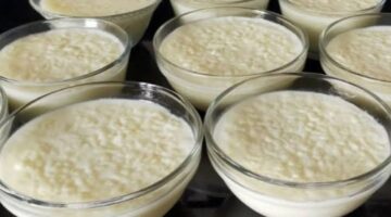 طريقة عمل الأرز باللبن الكريمي بمكونات متوفرة في المنزل مثل الجاهز بمذاق رائع