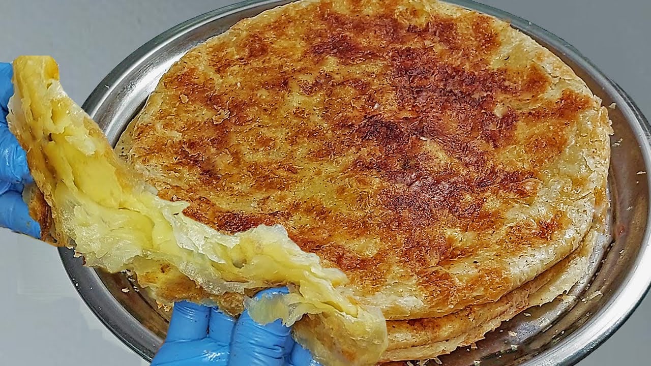 طريقة عمل الفطير المشلتت بطريقة فرد جديدة ومورقة توريق زي المخابز وأحلي