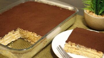 طريقة عمل كيك النسكافية البارد