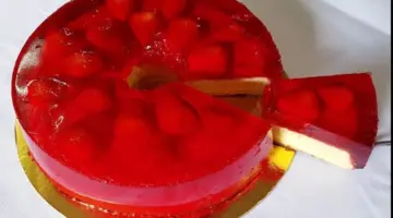 طريقة عمل كيكة الكاسترد بالجيلي