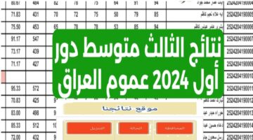 ظهرت نتائج الثالث متوسط