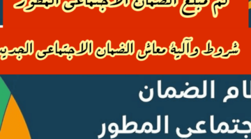 كم مبلغ الضمان الجديد 1