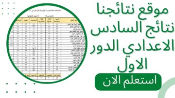 “حمل كشوفات PDF”.. لينك نتائج السادس الإعدادي 2024 عموم محافظات العراق results.mlazemna نتائجنا