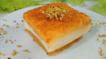 مكونات البسبوسة بالجبنة الموزاريلا