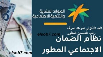 موعد صرف الضمان المطور