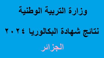 نتائج البكالوريا الجزائر 2024 5