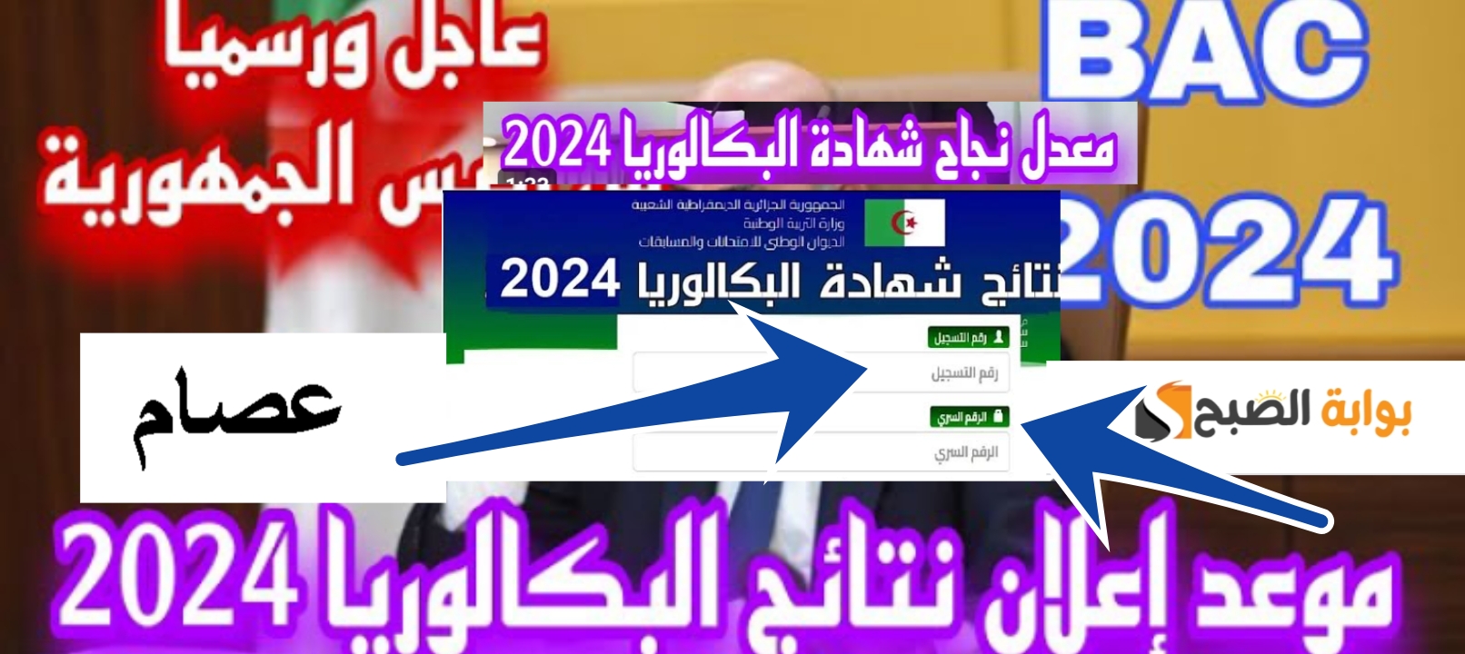 رابط موقع نتائج البكالوريا الجزائر 2024 bem.onec.dz وخطوات الاستعلام وموعد النتيجة