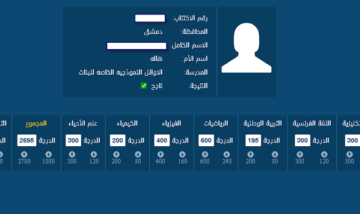 “هنا” رابط نتائج البكالوريا سوريا 2024 برقم الاكتتاب والاسم عبر موقع وزارة التربية السورية