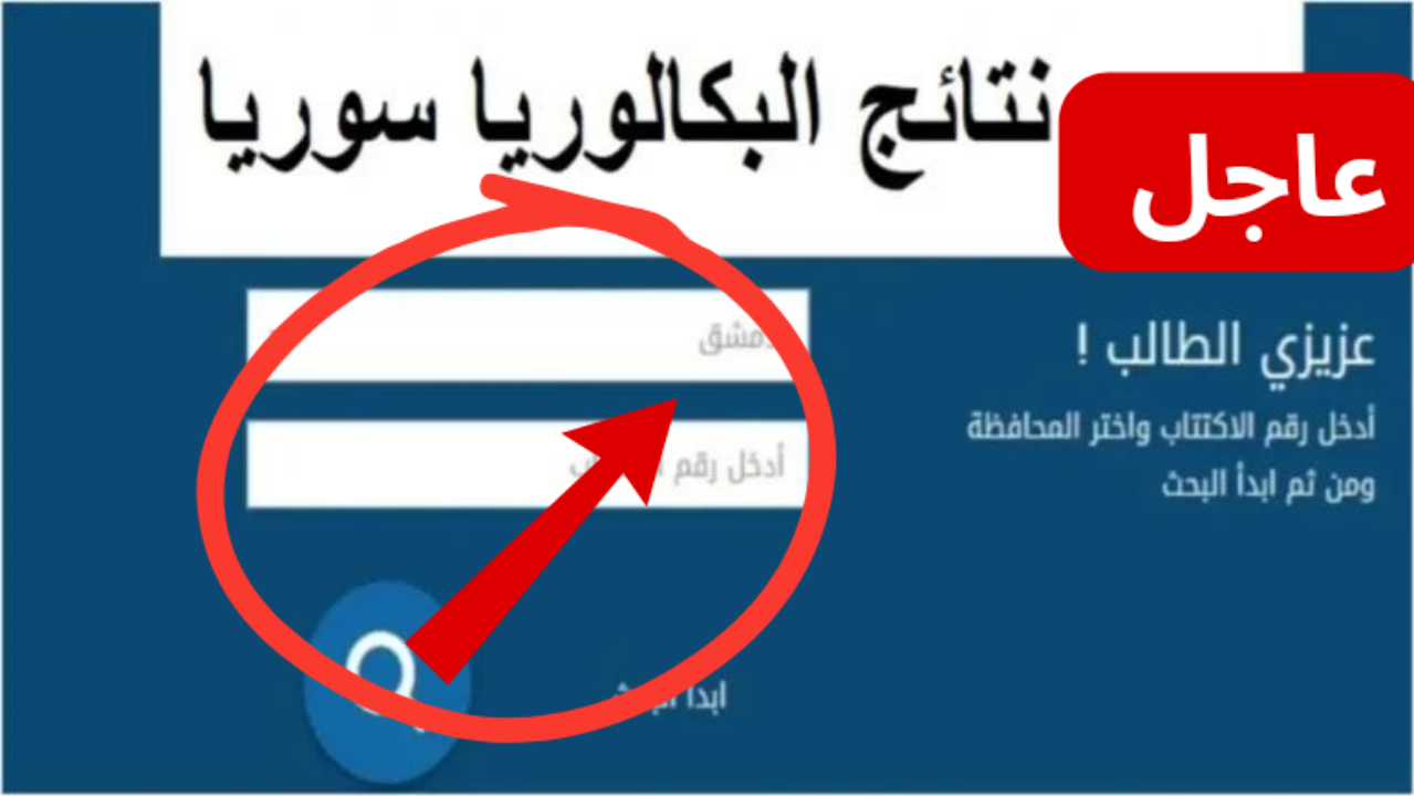 “بالاسم ورقم الاكتتاب” رابط استعلام نتائج البكالوريا سوريا 2024 عبر موقع وزارة التربية السورية