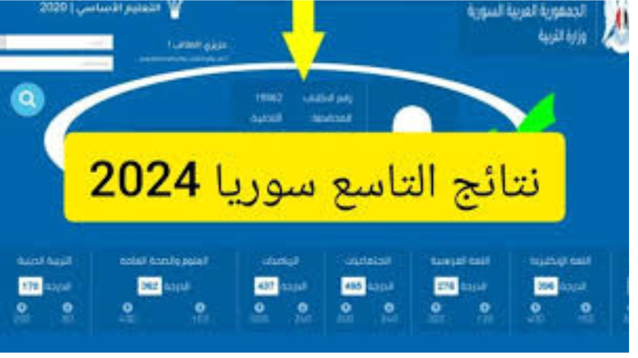 “ظهرت الآن”.. نتائج التاسع 2024 سوريا جميع المحافظات عبر تطبيق وزارة التربية السورية apk