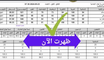 “ظهرت بالكامل”.. لينك نتائج الثالث متوسط 2024 محافظة ذي قار بالاسم ورقم الجلوس