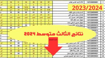 نتائج الثالث متوسط بغداد 2024