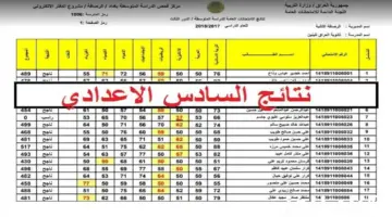 نتائج السادس اعدادي موقع نتائجنا