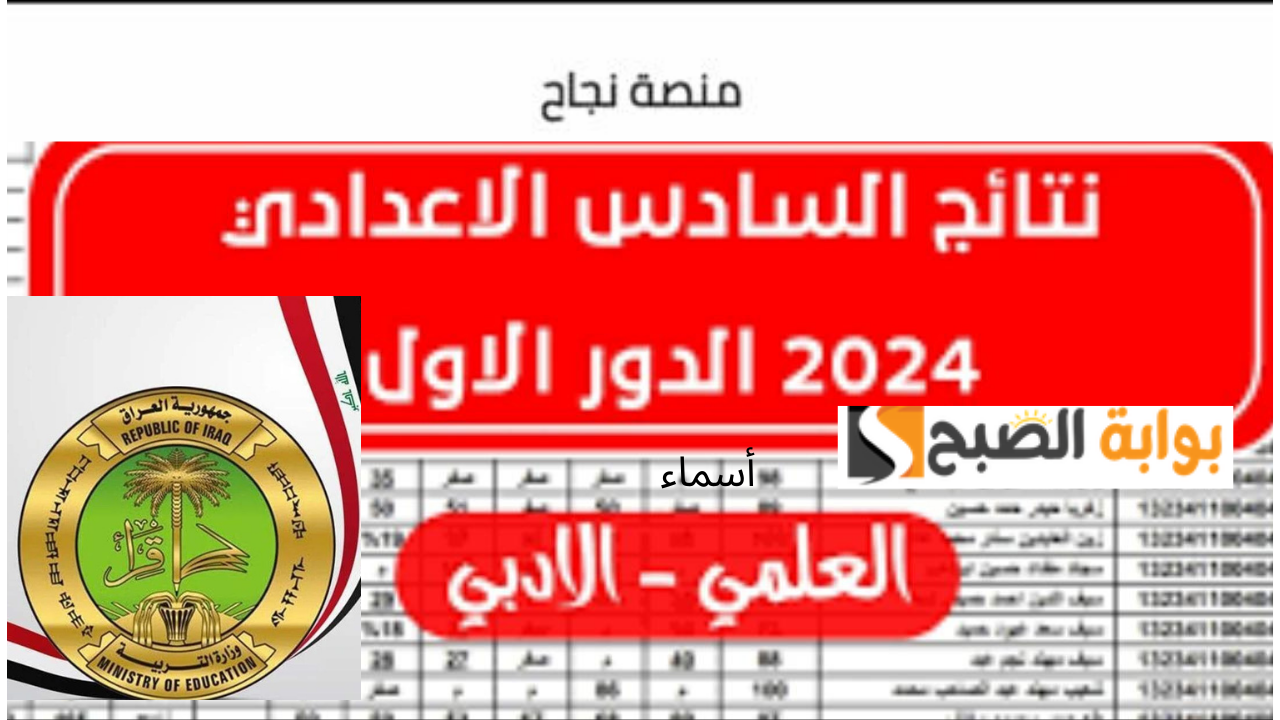 "ظهرت الآن" رابط najah.iq نتائج السادس الاعدادي 2024 الدور الاول العراق "علمي وأدبي" بالاسم والرقم الامتحاني كُل المحافظات 9 “ظهرت الآن” رابط najah.iq نتائج السادس الاعدادي 2024 الدور الاول العراق “علمي وأدبي” بالاسم والرقم الامتحاني كُل المحافظات
