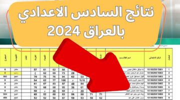 نتائج السادس الاعدادي 2024 موقع نجاح 1