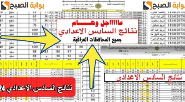نتائج السادس الاعدادي العراق 2024