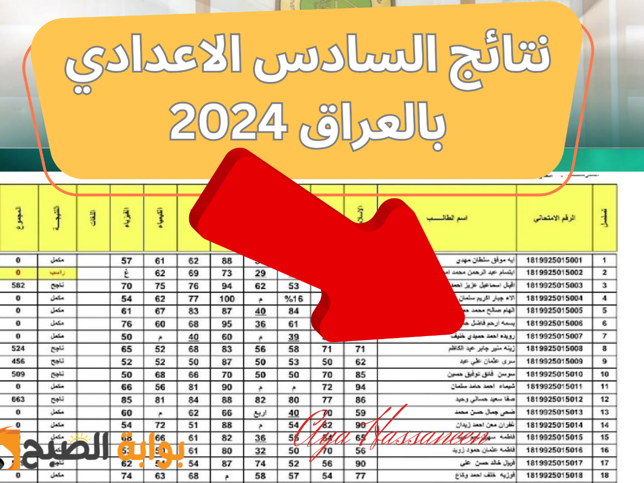 نتائج السادس الاعدادي 2024 جميع محافظات في العراق عبر منصة نجاح