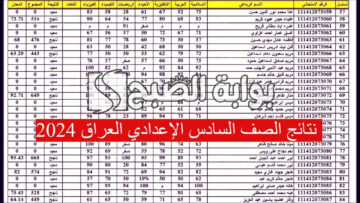 “مبروك النجاح”.. رابط الاستعلام عن نتائج الصف السادس الاعدادي في العراق 2024