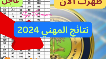 نتائج المهني 2024